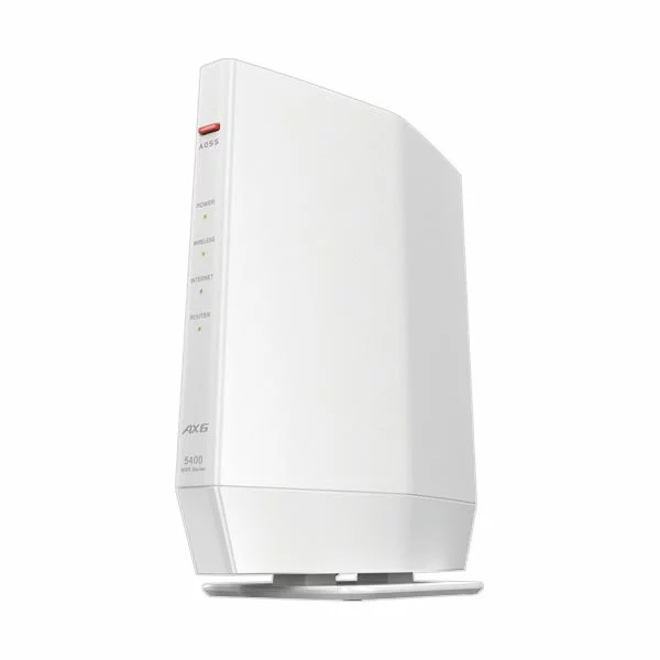 AirStation バッファローAirStation 無線LAN親機 11ax / ac / n / a / g / b 4803+573Mbps WSR-5400AX6P-WH1台