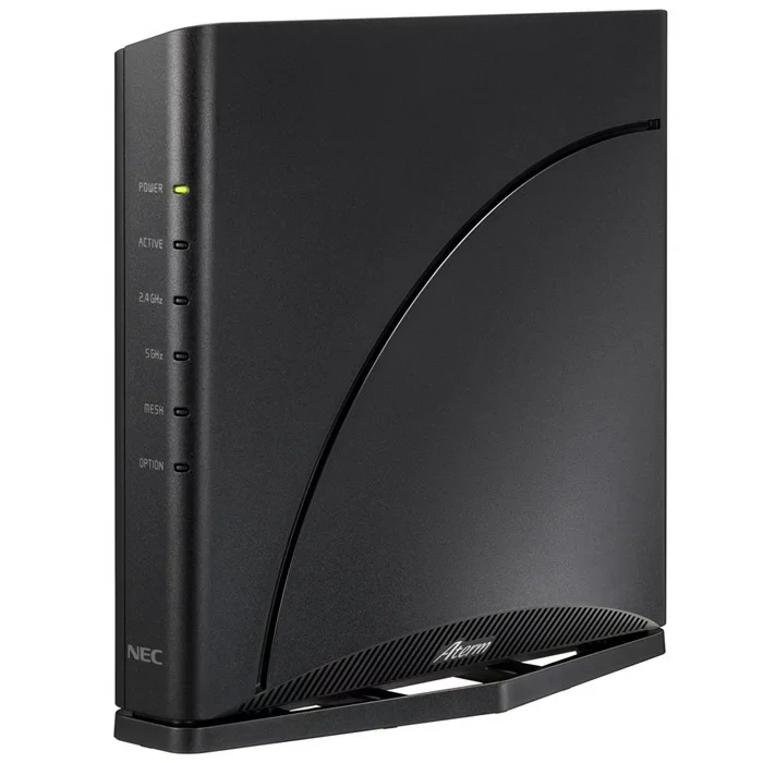 Aterm 【返品OK!条件付】NEC Aterm 無線LANルーター Wi-Fi 7対応ホームルータ PA-7200D8BE Wi-Fiルーター 11be/ax/ac/n/a(5GHz帯)&11be/ax/n/g/b(2.4GHz帯) 10Gbps WANポート＋メッシュ中継機能搭載 5,764Mbps＋1,376Mbps【KK9N0D18P】