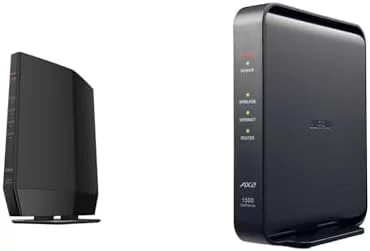 バッファロー WiFi ルーター無線LAN Wi-Fi 6 11ax / 11ac AX5400 4803+574Mbps WSR-5400AX6P/NBK + WiFi ルーター 無線LAN Wi-Fi 6 11ax / 11ac AX1500 1201+300Mbps Easy Mesh WSR-1500AX2L/N