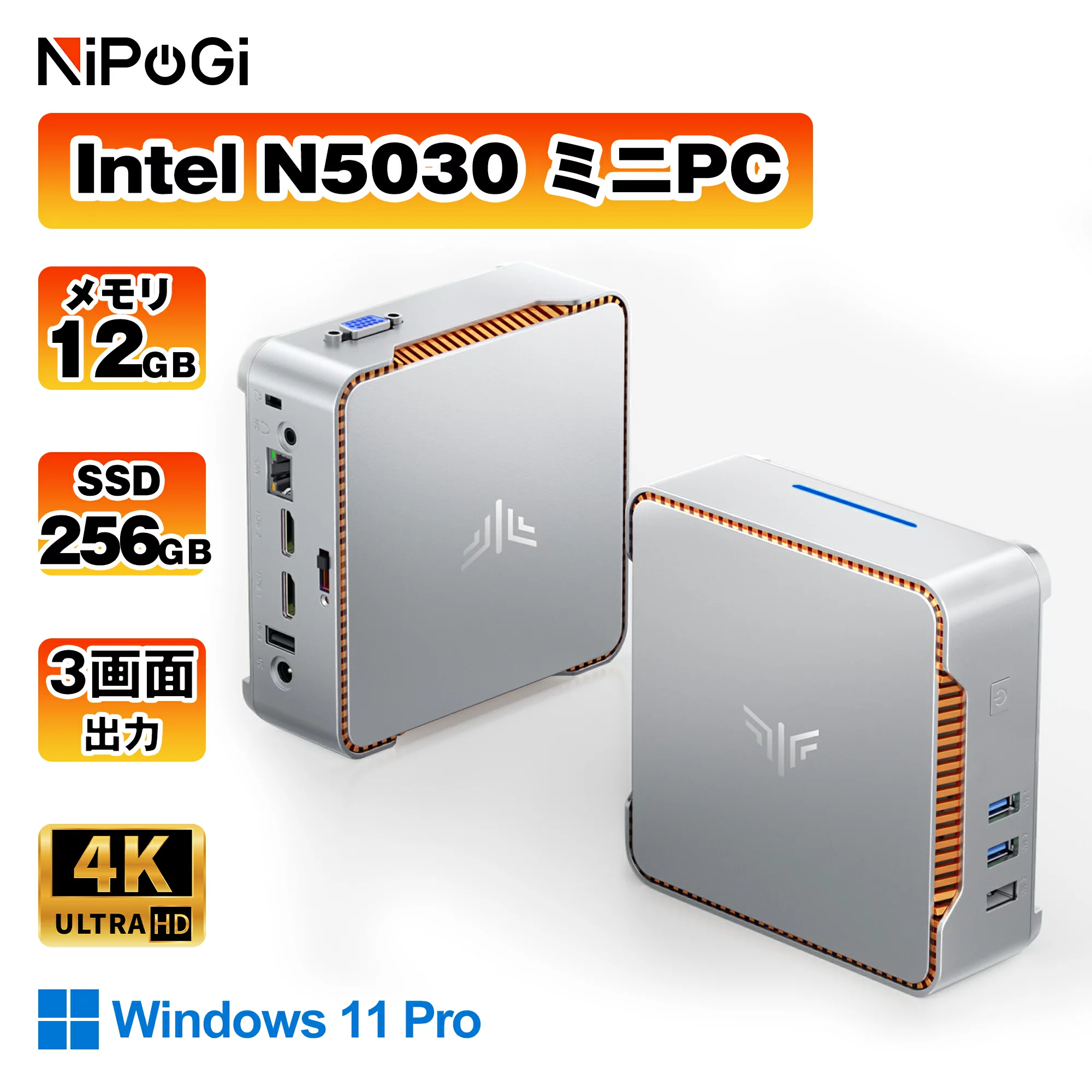 NiPoGi Pentium Silver N5030 12GB 256GB 5GWi-Fi