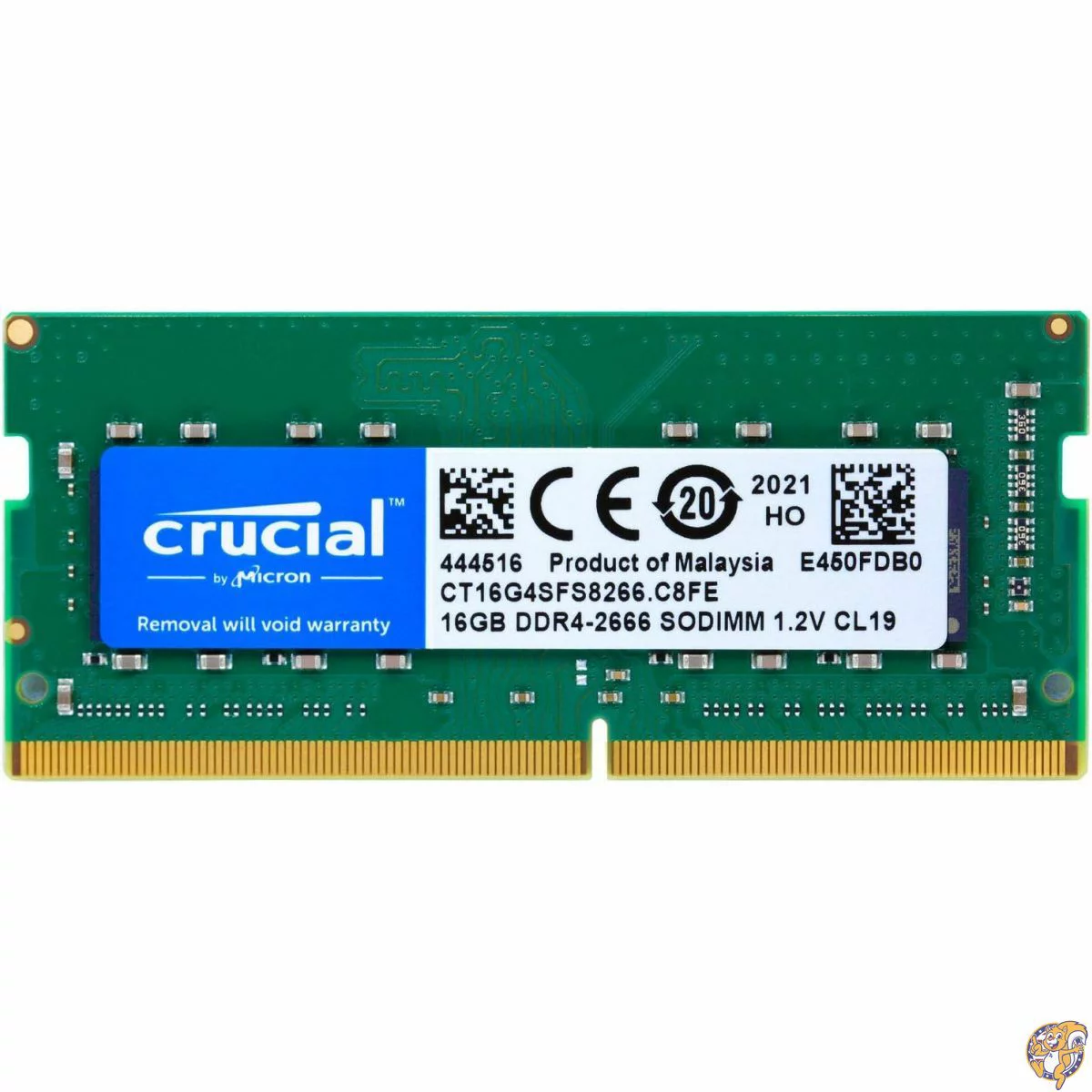 Crucial ノートPC用 メモリ PC4-21300(DDR4-2666) 16GB SODIMM CT16G4SFS8266 [並行輸入品]