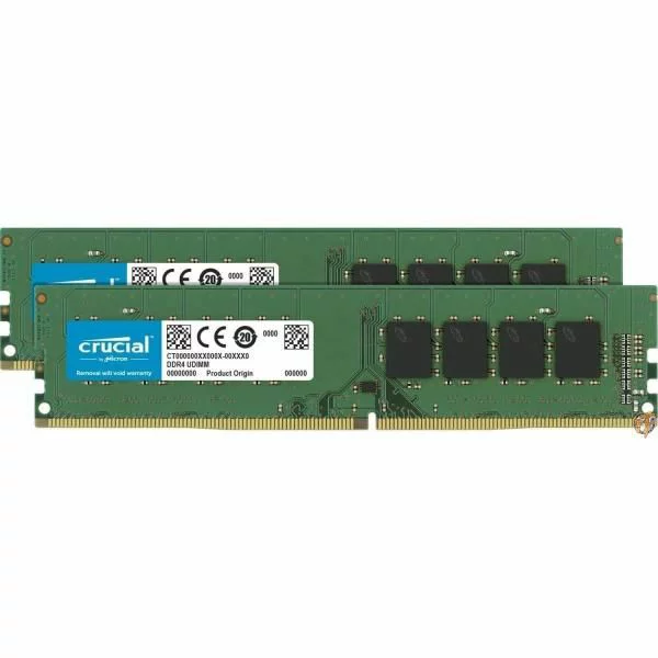 Crucial (Micron製) デスクトップPC用メモリ PC4-19200(DDR4-2400) 8GB×2枚 / CL17 SRx8