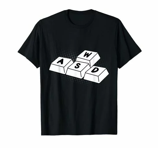 GamerWASDRGBPCゲーマーゲーム機ビデオゲームTシャツ