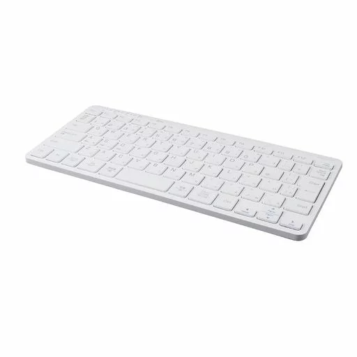 キーボード MCO デュアルワイヤレス キーボード 2.4GHz + Bluetooth ワイヤレス対応 ホワイト Z0100