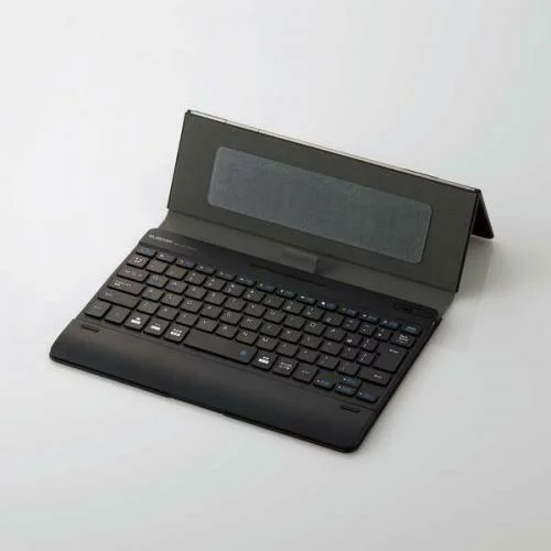 キーボード ELECOM TK-CAP02BK/N Bluetoothキーボード/ケース一体型/無段階角度調整/マルチペアリング対応/汎用/ブラック
