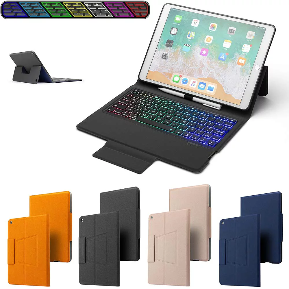 キーボード 【送料無料】iPad Pro11 2018年仕様 Bluetooth キーボード ペンホルダー収納 超薄TPUケース 兼スタンド兼カバー 全面保護 超軽量対応モデルA1934/A1979/A1980/A2013