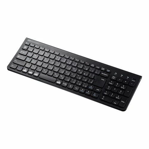 サンワサプライ 直送 Bluetoothスリムキーボード テンキー付き（ブラック）
