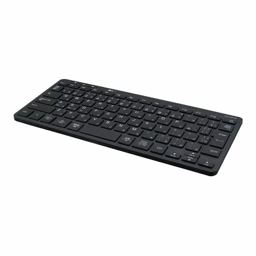 キーボード MCOデュアルワイヤレスキーボード2.4GHz+Bluetoothワイヤレス対応ブラックZ0099