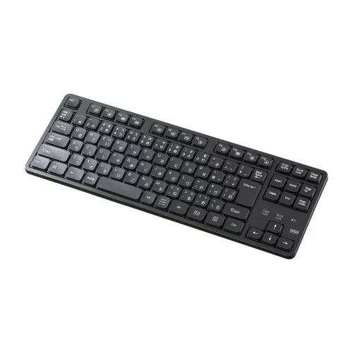 サンワサプライ ワイヤレス静音キーボード ASNSKB-WL38BK|パソコン パソコン周辺機器 キーボード