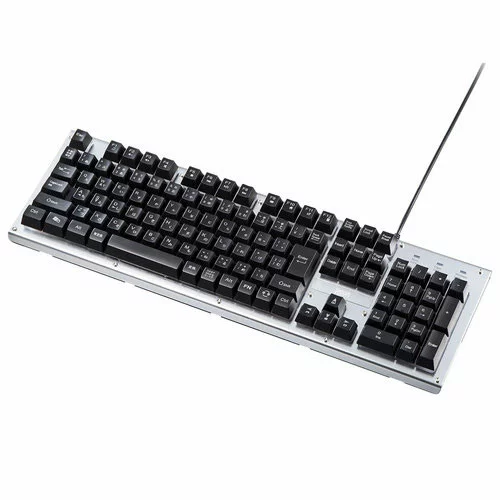 サンワサプライ 直送 バックライト機能付きキーボード