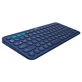 【中古】ロジクール ワイヤレスキーボード 無線 キーボード 薄型 小型 K380BL Bluetooth ワイヤレス Windows Mac iOS Android Chrome K380 国内正規品
