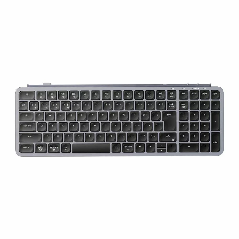 Keychron ｜キークロン B2 Pro ウルトラスリム ワイヤレスキーボード（日本語配列・かな印字なし スペースグレー） B2P-K1Z-JIS