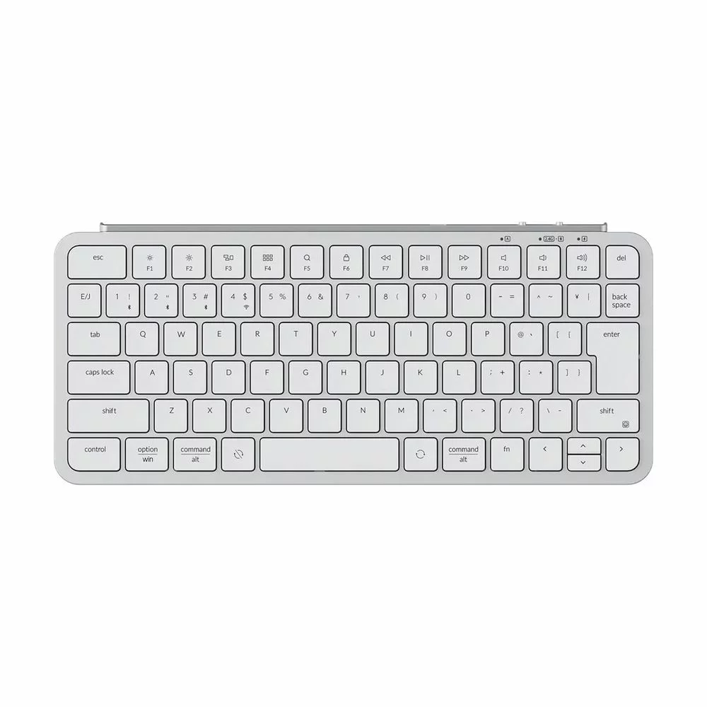Keychron ｜キークロン B1 Pro ウルトラスリム ワイヤレスキーボード（日本語配列・かな印字なし シルバー） B1P-K14Z-JIS