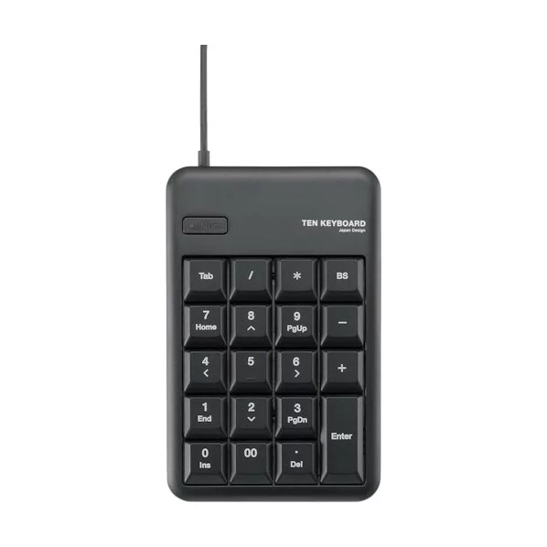 エレコム Excel操作に最適なUSBテンキーボードMサイズブラック 128 x 38 x 245 mm TK-TCM011BK 1