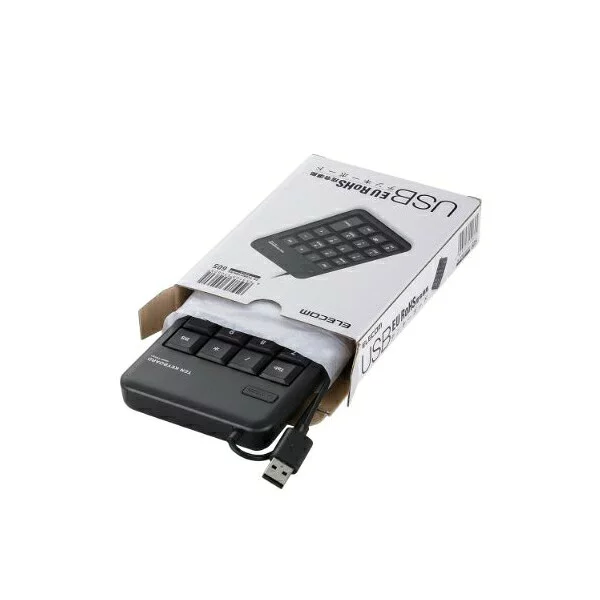 エレコム 【正規代理店】 エレコム TK-TCM011BK/RS EU RoHS指令準拠 有線 USB テンキーボード Windows11 対応 6カ月保証 高品質