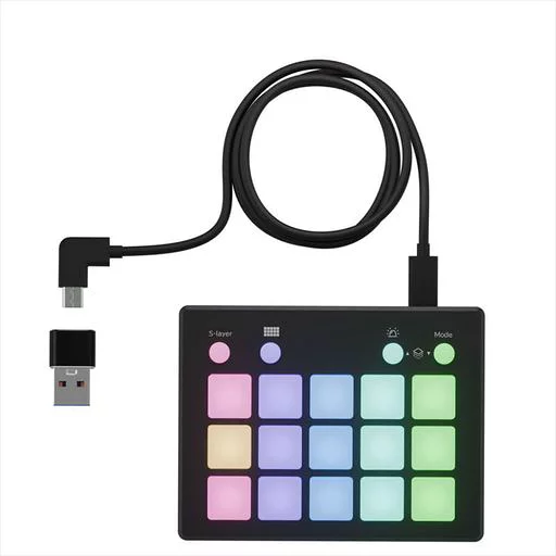 エアリア 15 KEY’s ENHANCER ショートカットキー 15キー USB接続 TypeC 動画 画像 編集 SD-PAD15