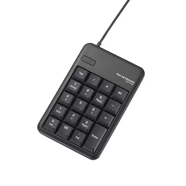 エレコム テンキーパッド TK-TCm011 mサイズ メンブレン シルバー ELECOM