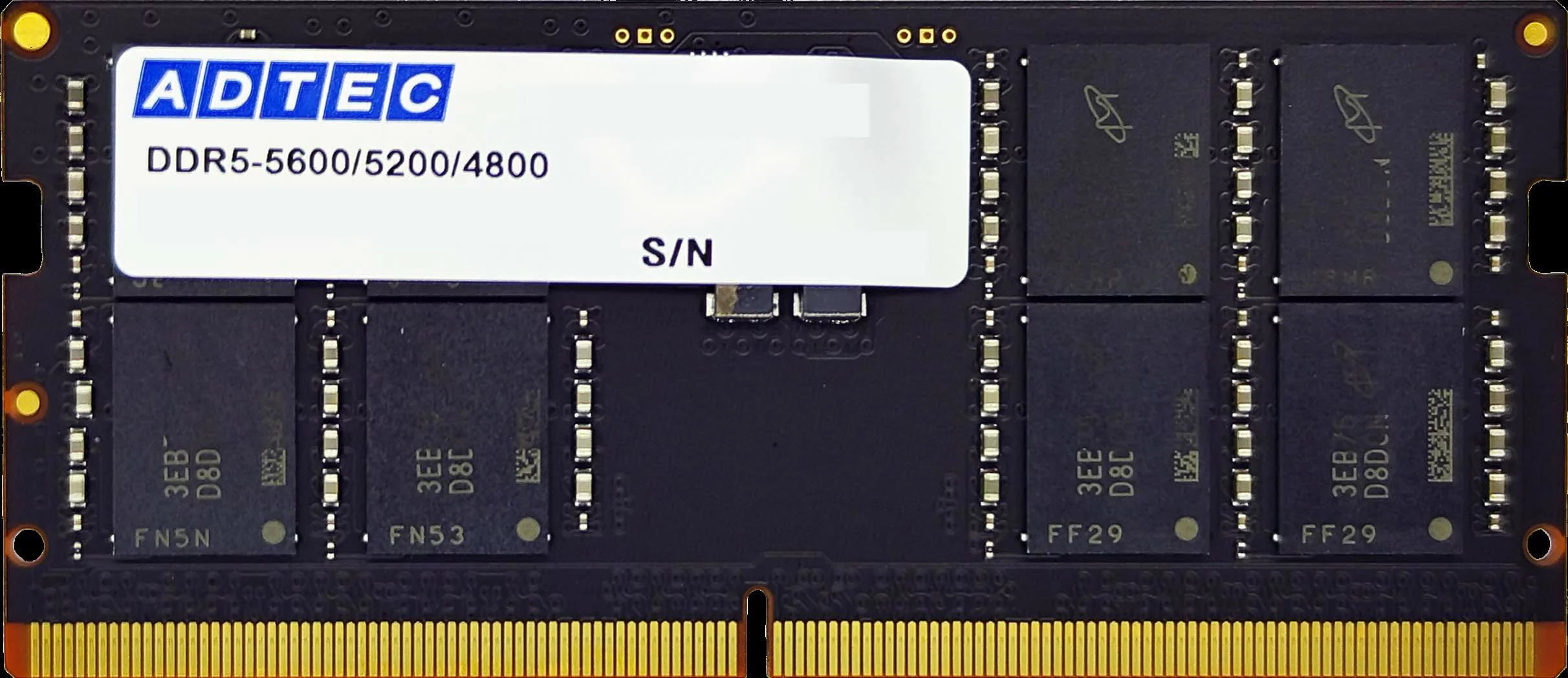Arch Memory ADTEC アドテック ノートPC用メモリ DDR5-5600 SO-DIMM 16GB ADS5600N-H16G