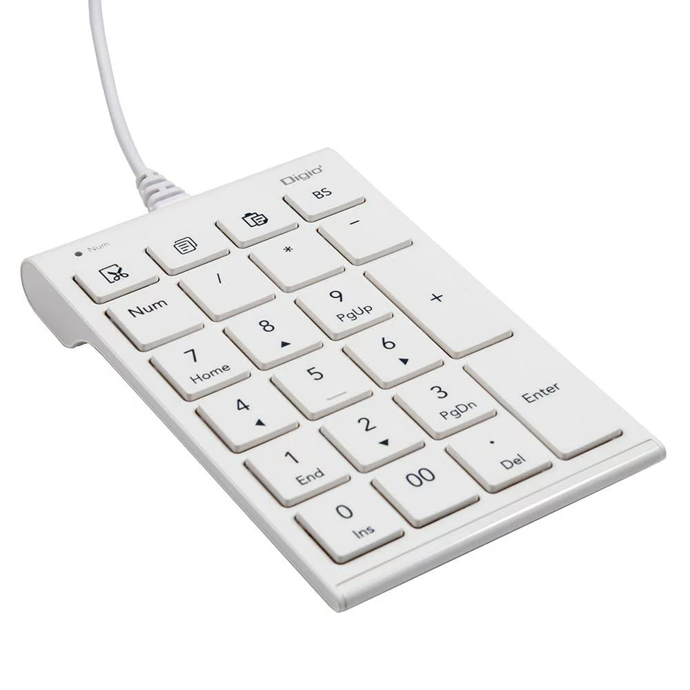 USB有線テンキー/ホワイト