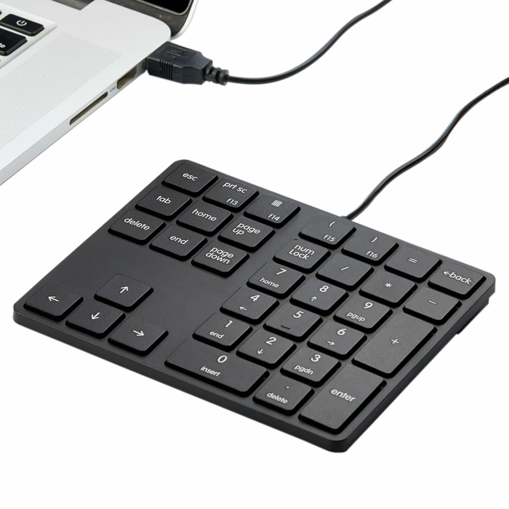 force テンキー 有線 薄型 34キー テンキーボード bキー付き テンキー b ミニキーボード 外部 PC/ptopなどに対応 多機能ナン