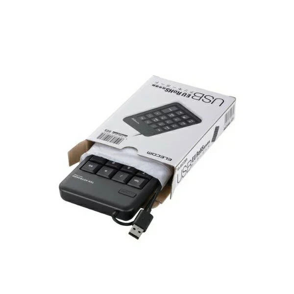 エレコム 【3個セット】エレコム TK-TCM011BK/RS EU RoHS指令準拠 有線 USB テンキーボード Windows11 対応 6カ月保証 高品質