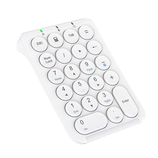 iClever テンキーBluetoothワイヤレス数字キーボードパンタグラフ式Type-C充電超薄型Tabキー付きブルートゥース無線ナンバーパッド左手デバイス片手デバイスショートカットキー