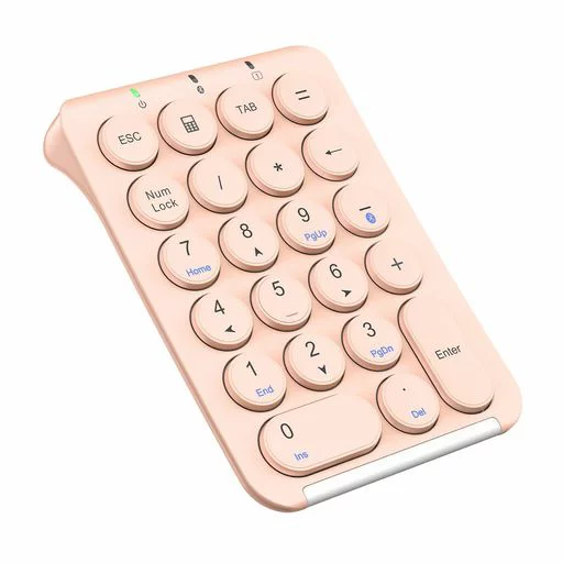 iClever テンキーBluetoothワイヤレス数字キーボードパンタグラフ式Type-C充電超薄型Tabキー付きブルートゥース無線ナンバーパッド左手デバイス片手デバイスショートカットキー