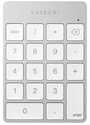 Satechi サテチ スリムワイヤレスキーパッド(USB-C) シルバー PST-KSALKPS