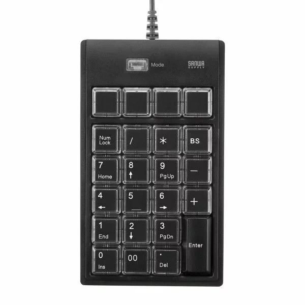 サンワサプライ NT-19UH2BKN2 プログラマブルテンキー NT19UH2BKN2