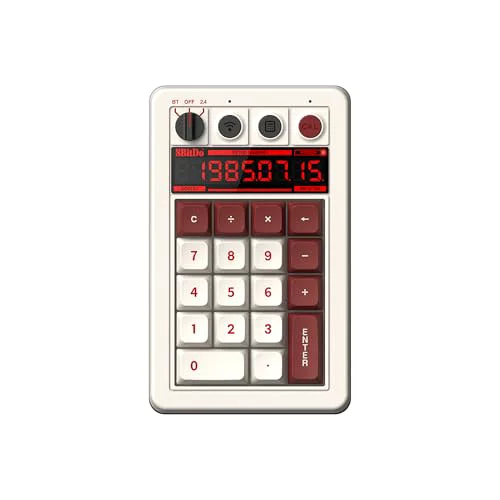 8Bitdo レトロ 18 メカニカル テンパッド、電卓モードをサポート、Windows および Android 用 Bluetooth/2.4
