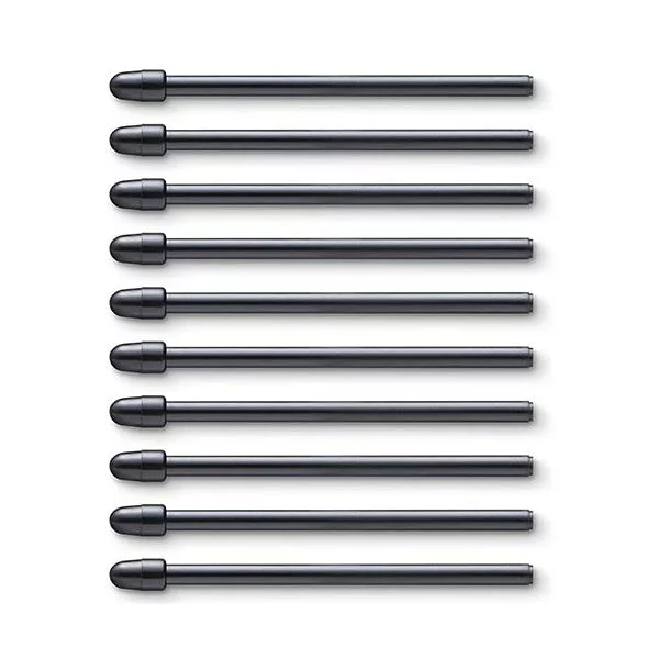 ワコム (まとめ) ワコム Pro Pen 2用標準芯ブラック ACK22211 1パック(10本) 【×5セット】