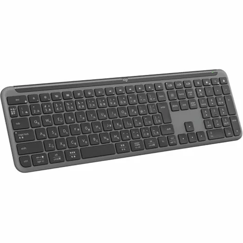ロジクール logicool Signature Slimワイヤレス キーボードK950 グラファイト K950GR | キーボード 関連単語 bluetooth テンキー付きワイヤレス 無線 有線 折り畳み 静音 小型 大型 ピアノ カバー スライダー マウス かわいい 可愛い パソコン 周辺機器