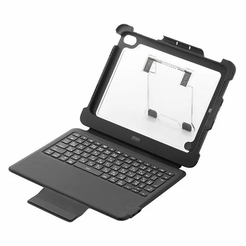 サンワサプライ iPad 第10世代 A16専用ケース付き一体型キーボード Type-Cケーブル接続 ブラック SKB-IP8BK