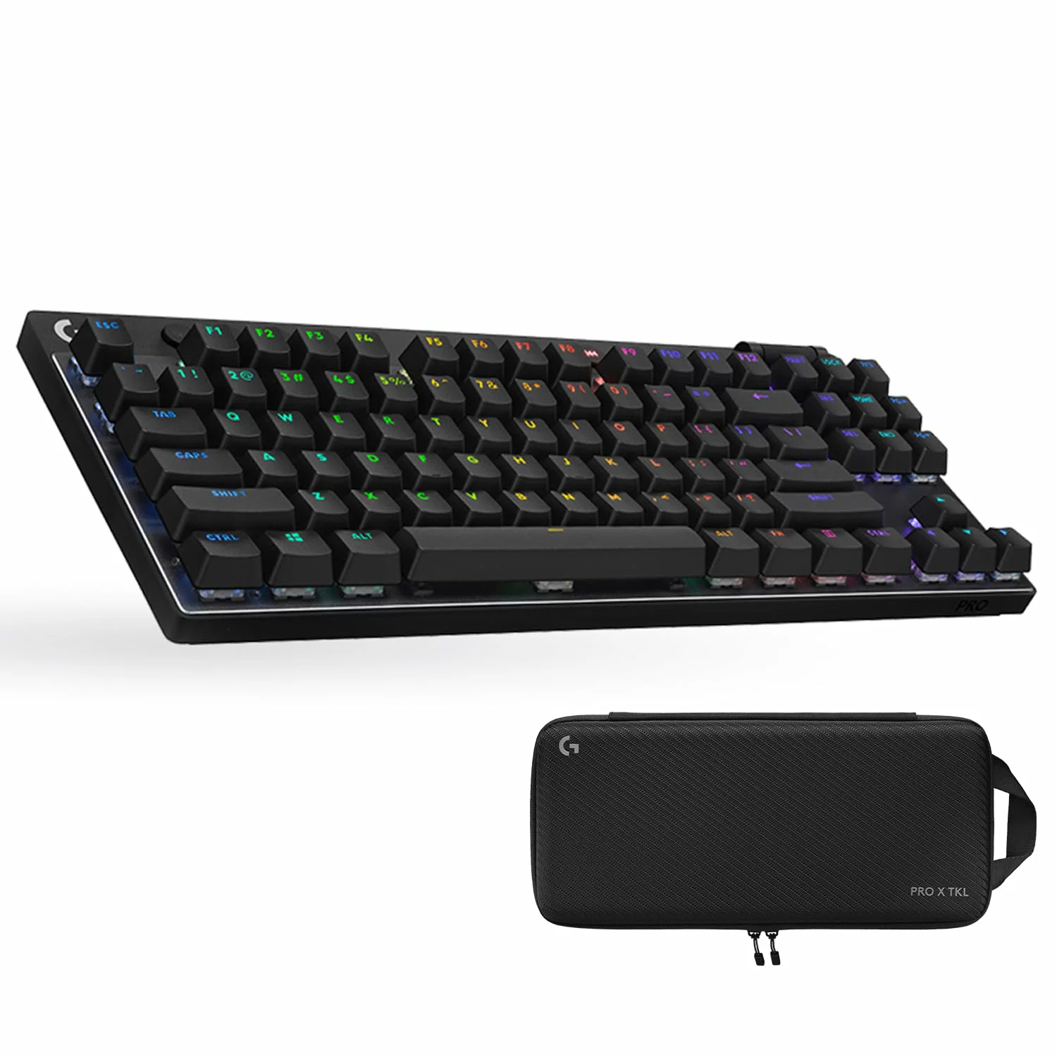 キーボード Logicool G PRO X TKL LIGHTSPEED ワイヤレス ゲーミングキーボード テンキーレス GXスイッチ リニア メカニカル キーボード Bluetooth 静音 日本語配列 LIGHTSYNC RGB 着脱式ケーブル ブラック 無線 国内正規品