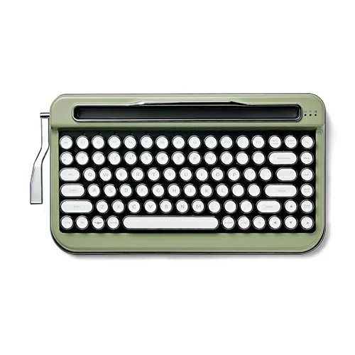 キーボード AJAX タイプライター風キーボードPENNA(ペナ) Olive Green PNADOG