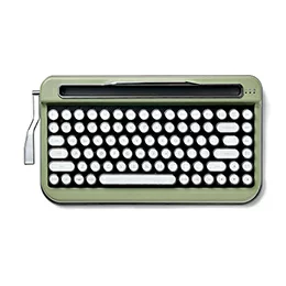 キーボード ☆AJAX タイプライター風キーボードPENNA(ペナ) Olive Green PNADOG