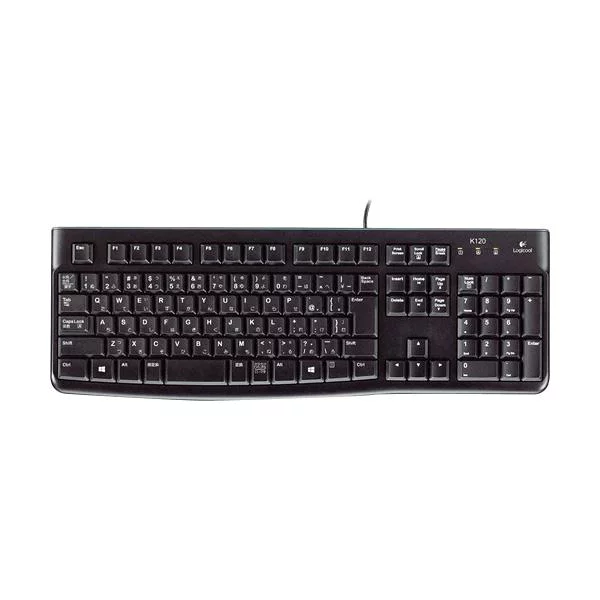【ポイント20倍】(まとめ）ロジクール キーボード k120ブラック K120 1セット(5台)【×3セット】