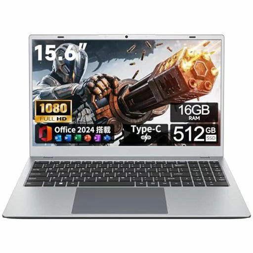 ノートパソコン Office2024 搭載 6500Yプロセッサー