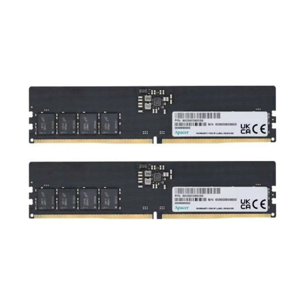 Apacer アペイサー FL.64GAA.PTRK2 DDR5-4800MHz デスクトップ用メモリ 288pin CL-22 64GB(32GBx2枚組)3年保証