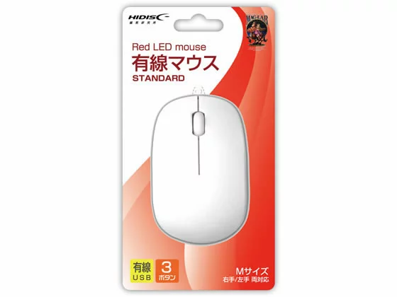 HI-DISC 磁気研究所 HIDISK マウスHDM-2106WH HDM-2106WH