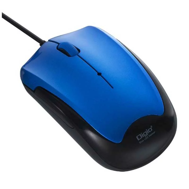 ナカバヤシ ■ナカバヤシ 有線静音3ボタンBlueLEDマウス ブルー MUSUKT124BL(5110171)[送料別途お見積り][法人限定][掲外取寄]