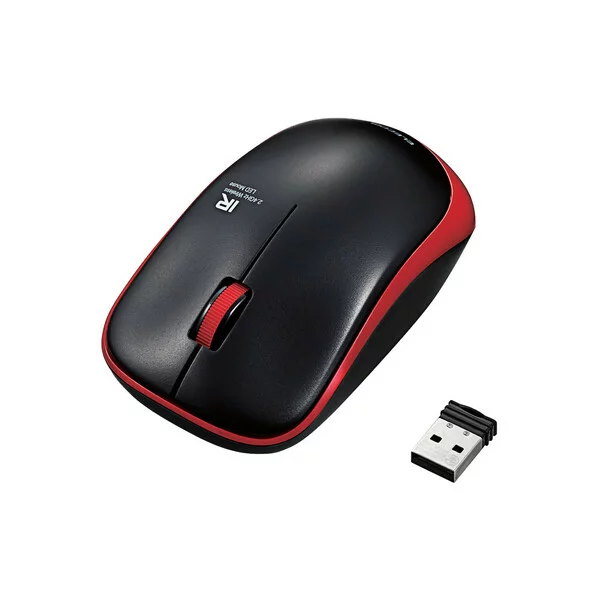 エレコム ELECOM無線IRマウスENELOシリーズ3ボタン省電力レッド M-IR07DRRD