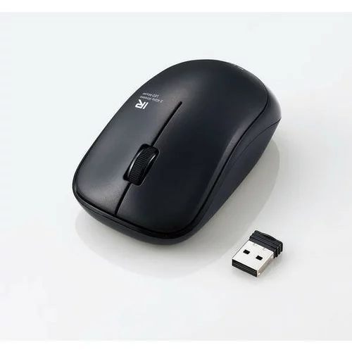 エレコム クリスマス スマホ pc パソコン パーツ 部品 LAN スタンド 情報 マウス スマートフォン OA機器 周辺 スマホ デジタル関連 | エレコム IRマウス ENELOシリーズ 無線 3ボタン 省電力 抗菌 ブラック M-IR07DRKBK