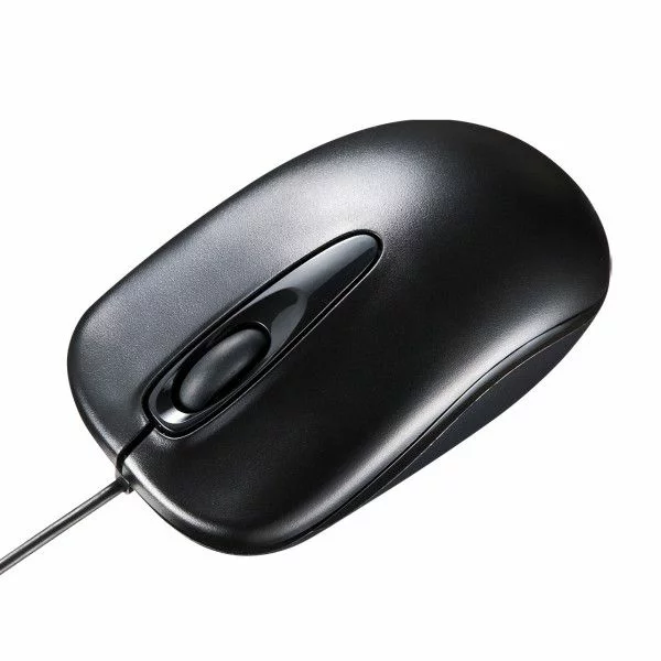 SANWA SUPPLY 【アウトレット】ブルーLEDマウス 有線 3ボタン ブラック MA-BL150BK サンワサプライ