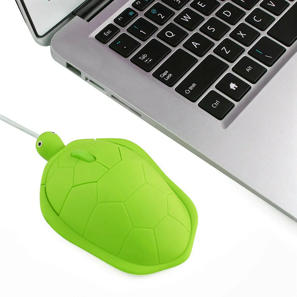 マウス 亀 タートルマウス USB マウス 有線 USBマウス 光学式 動物 アニマル 可愛い 子供 USB有線 電池不要