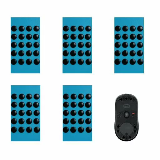 マウス KASELIN円形マウスソール汎用100粒入り6mm汎用マウスソール丸ICEゲーミングマウス滑り強化高純度PTFE(フッ素樹脂)素材高耐久超低摩擦なめらかな滑走性通用プレミアム円形静音丸形ラウンド…