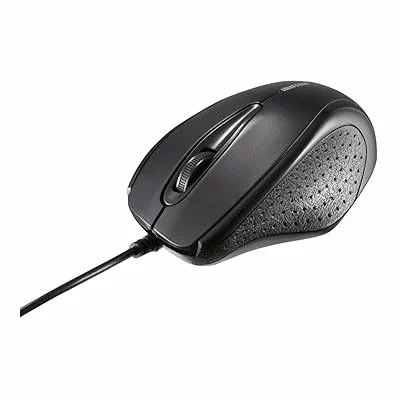 iBUFFALO バッファロー BUFFALO 有線IRLEDマウス 3ボタン ブラック BSMRU21BK