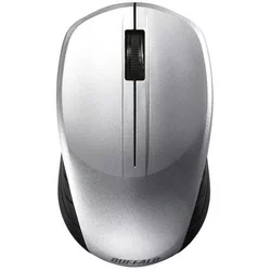 BUFFALO(バッファロー） BSMBW108SV マウス BSMBW108シリーズ シルバー [BlueLED /3ボタン /USB /無線(ワイヤレス)] BSMBW108SV