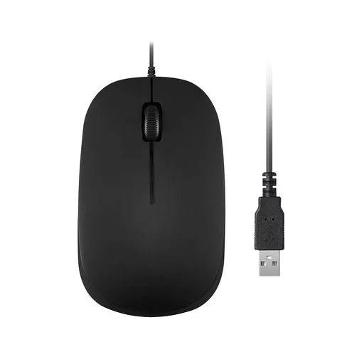 マウス ぺリックス PERIMICE-201 II 有線 PS/2 光学式 ベーシック マウス 3ボタン 薄型 1000DPI PS2接続 ケーブル1.8M ブラック(PS/2)
