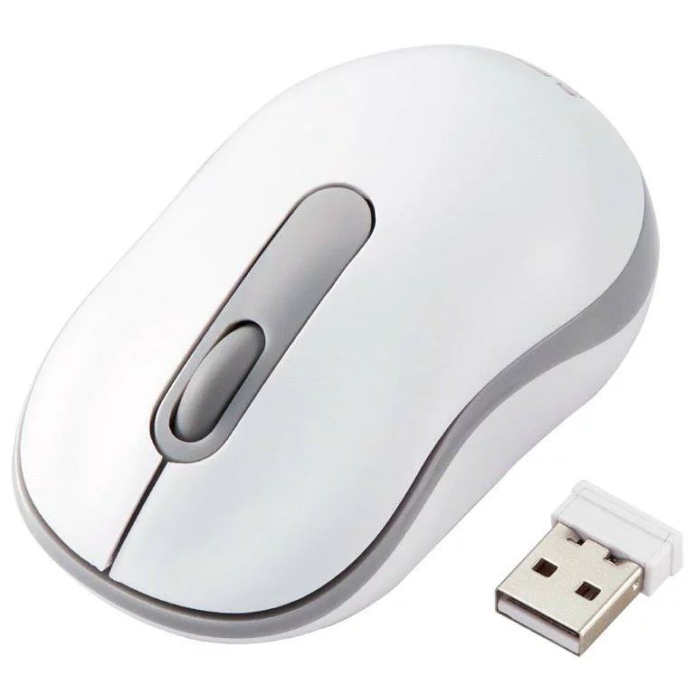 ELECOM エレコム ワイヤレスマウス M-DY10DRSKWH 静音 抗菌 3ボタン Sサイズ ホワイト